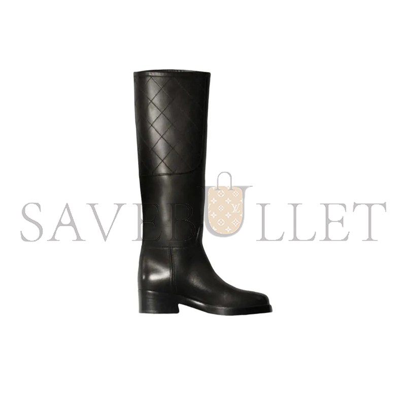CHANEL HIGH BOOTS CALFSKIN BLACK G39212 X56669 94305